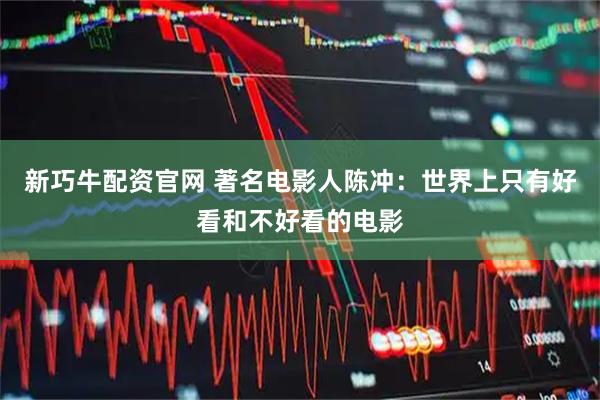 新巧牛配资官网 著名电影人陈冲：世界上只有好看和不好看的电影
